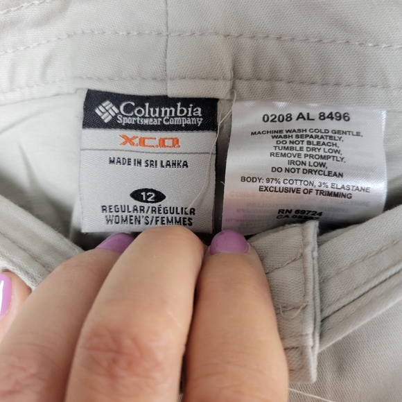 Columbia Womens XCO Pants / Capris Size 12 - Picture 4 of 12